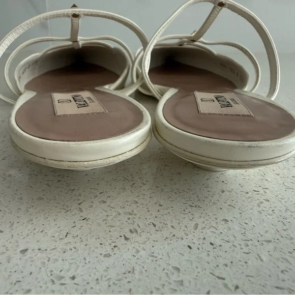 VALENTINO GARAVANI Rockstud Wispy 20 Leather Mules Size EU 37.5 US 7.5 - Picture 7 of 9